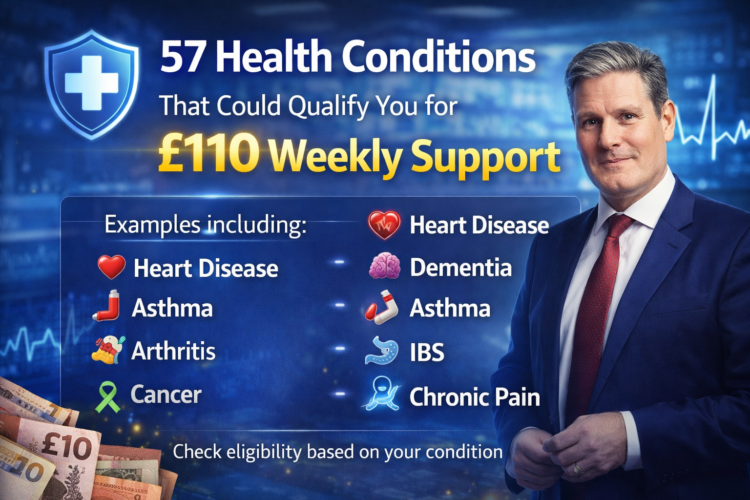 57 Health Conditions That Could Qualify You for £110 Weekly Support